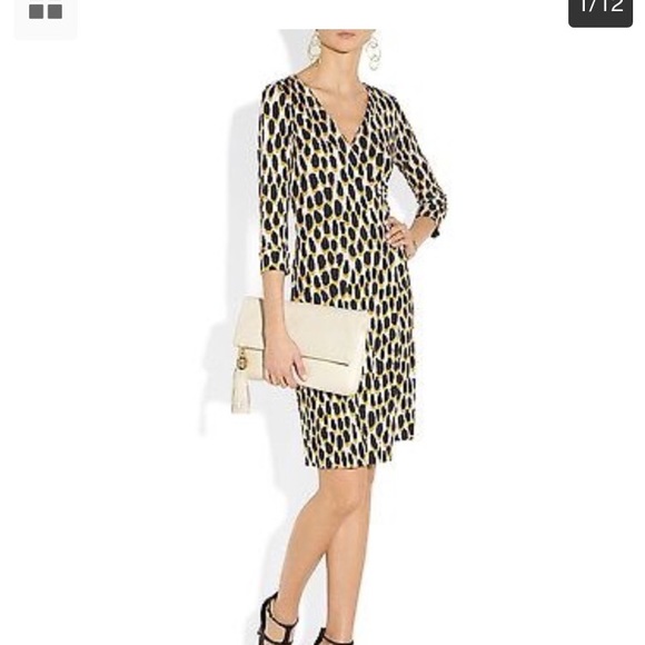 NWT DVF Wrap Dress - Picture 1 of 5